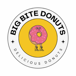 Bright-Colorful-Playful-Funny-Donuts-Food-Circle-Logo