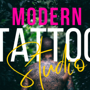 Pink-White-Yellow-Minimalist-Modern-Tattoo-Studio